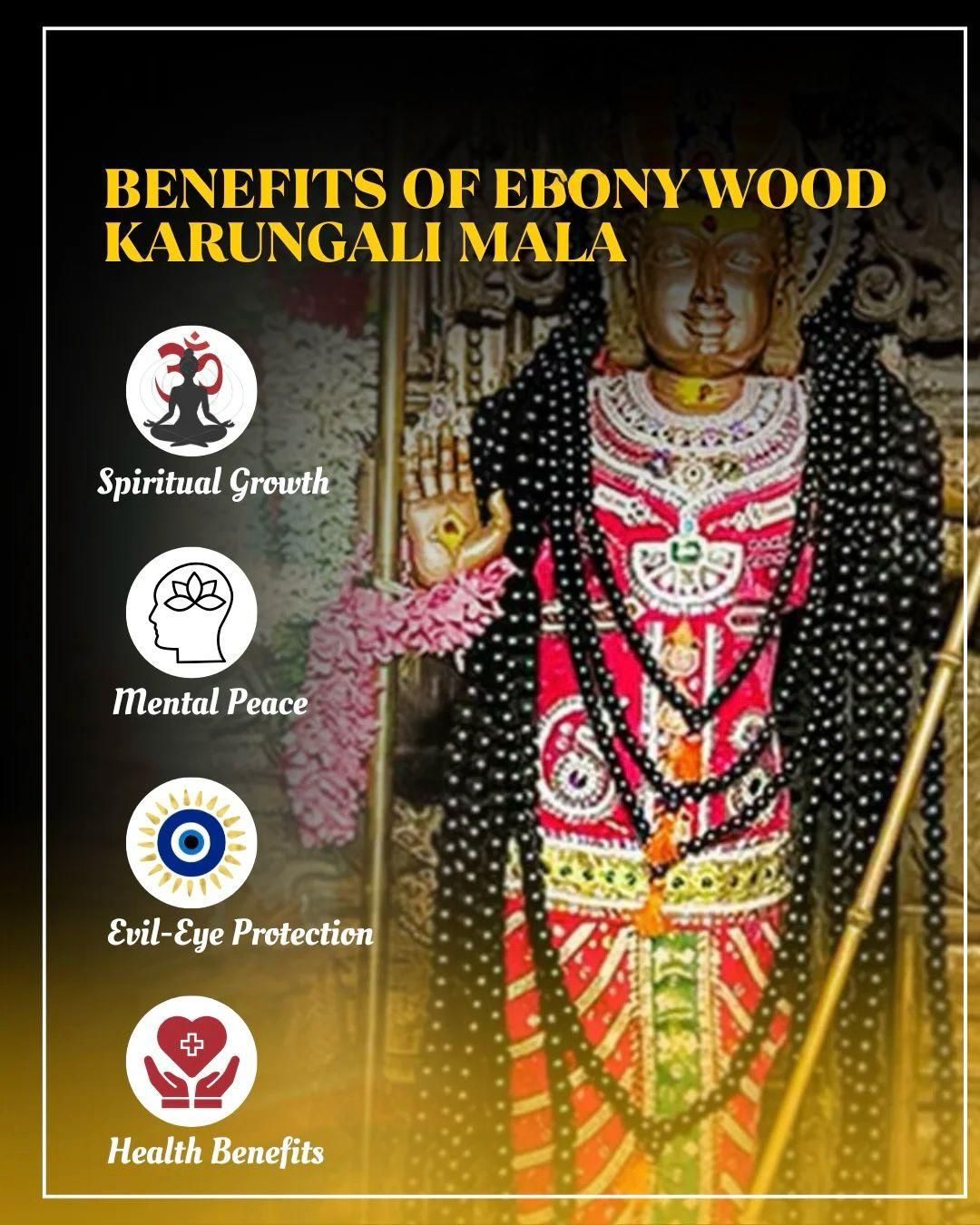 š¤ Original Karungali Mala ā 108 Beads | Premium Ebony Wood | Spiritual & Healing Mala š¤