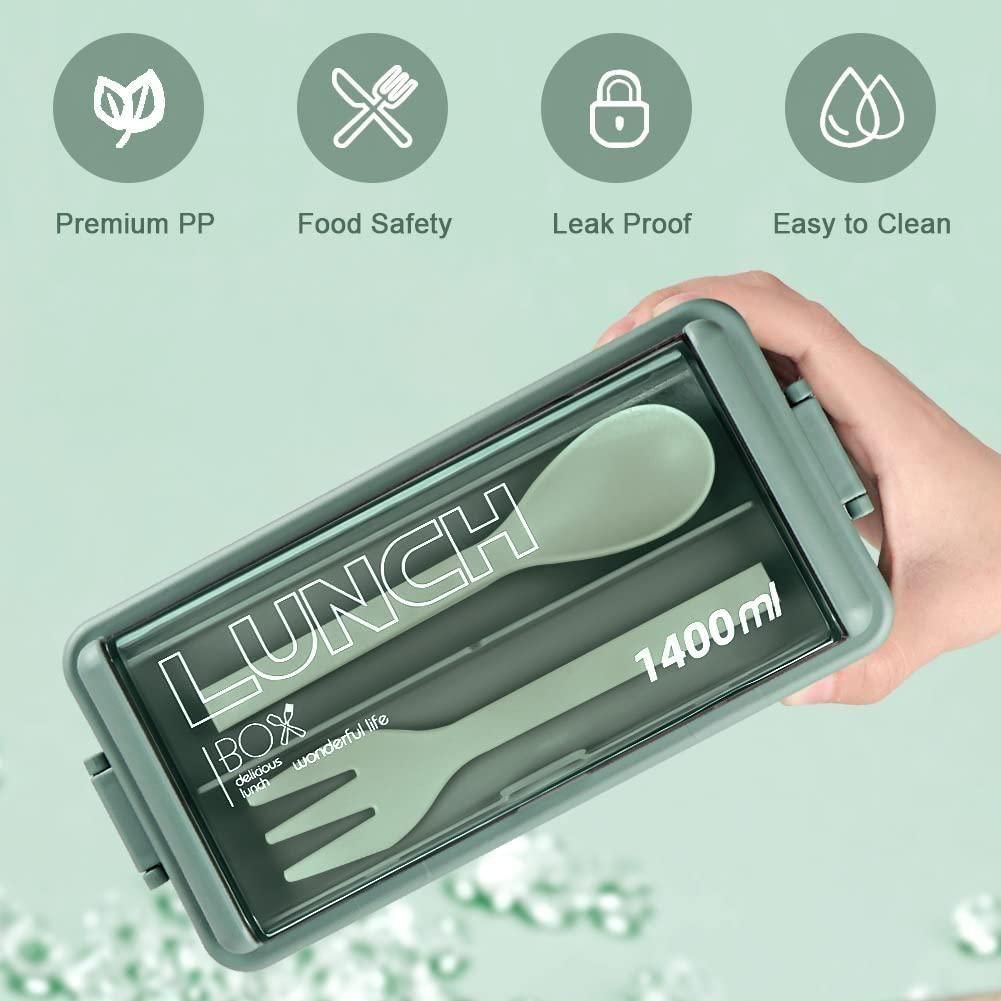 Bento Compartment Lunch Box | Leakproof, Multi-Section Food Storage for Fresh & Healthy Meals