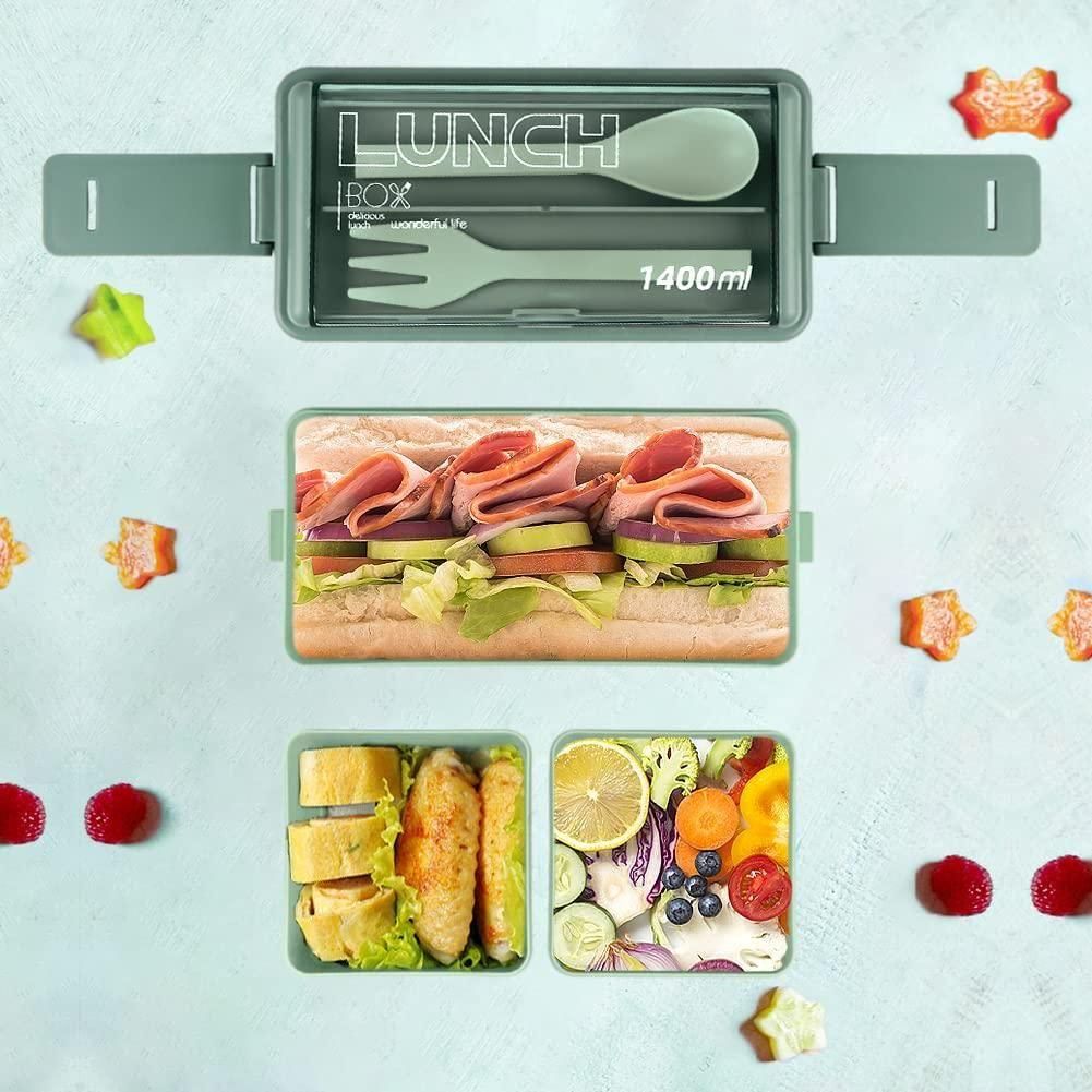 Bento Compartment Lunch Box | Leakproof, Multi-Section Food Storage for Fresh & Healthy Meals