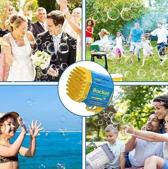 💥 Bubble Fun Machine – Automatic Soap Bubble Blaster for Kids 🎉