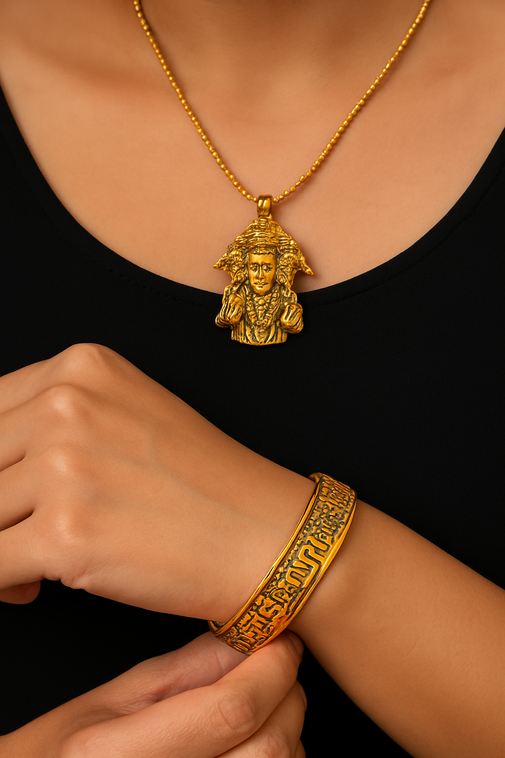Mahadev Shivling Pendant with Chain
